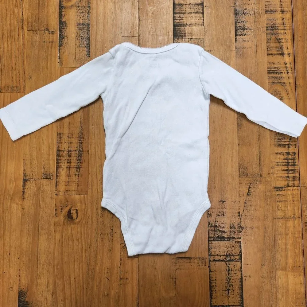 Carter's 2 Piece Outfit Bodysuit and Pants Elephant Flowers Baby Infant 12 Month